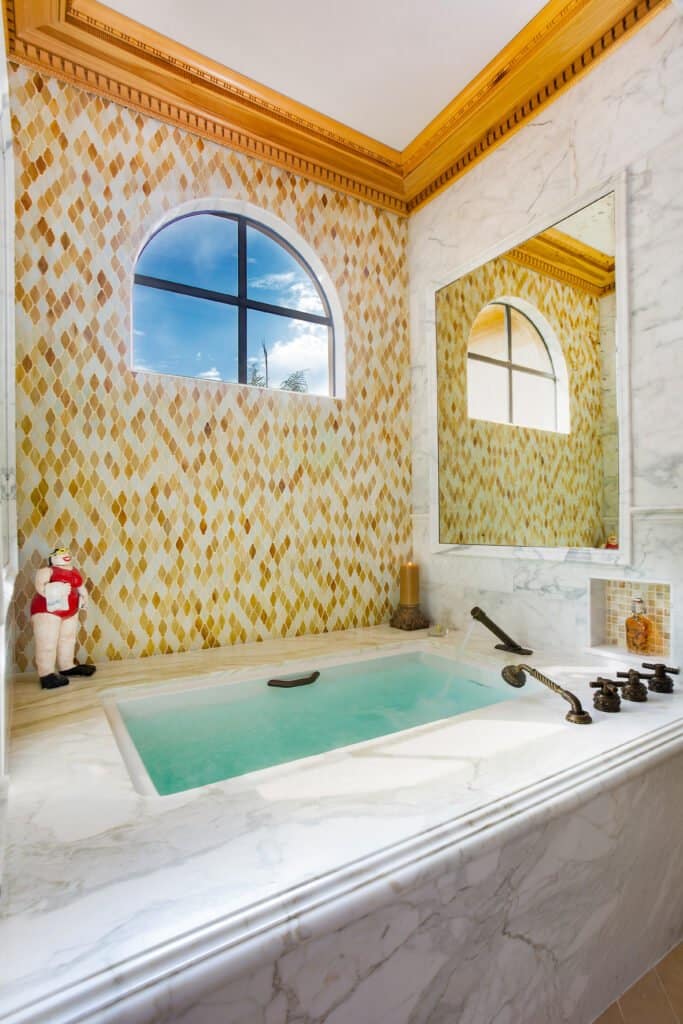 Eternity Grand Quatro Tub Faucet Set with Diverter, Handshower, & Signature Plate