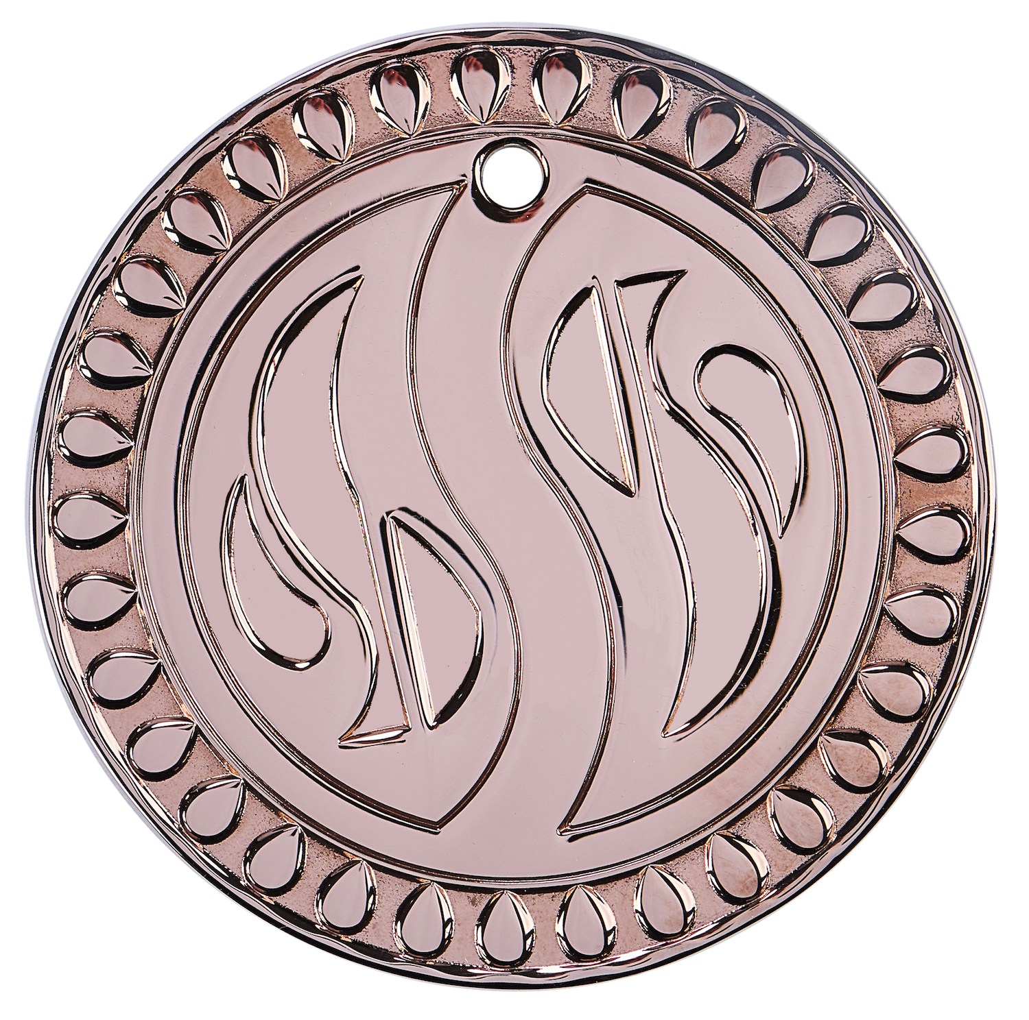 Aqua Polished Rose Gold